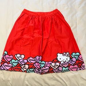ModCloth Hello Kitty Valentines Day Vintage Skirt